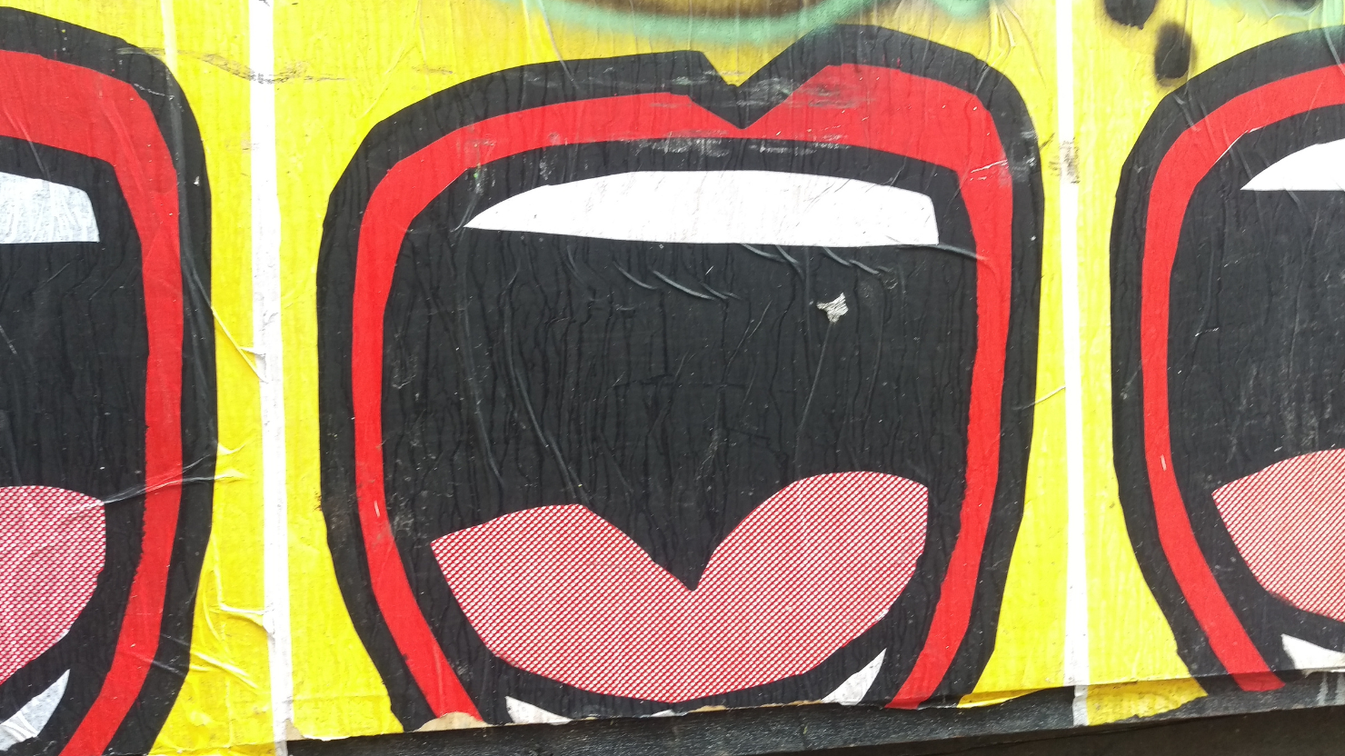 This image shows a painting of an open mouth on a yellow background, in a graffiti style. It’s being used to give illustrate the idea of shouting loud about your achievements, in the context of this blog about writing award entries.