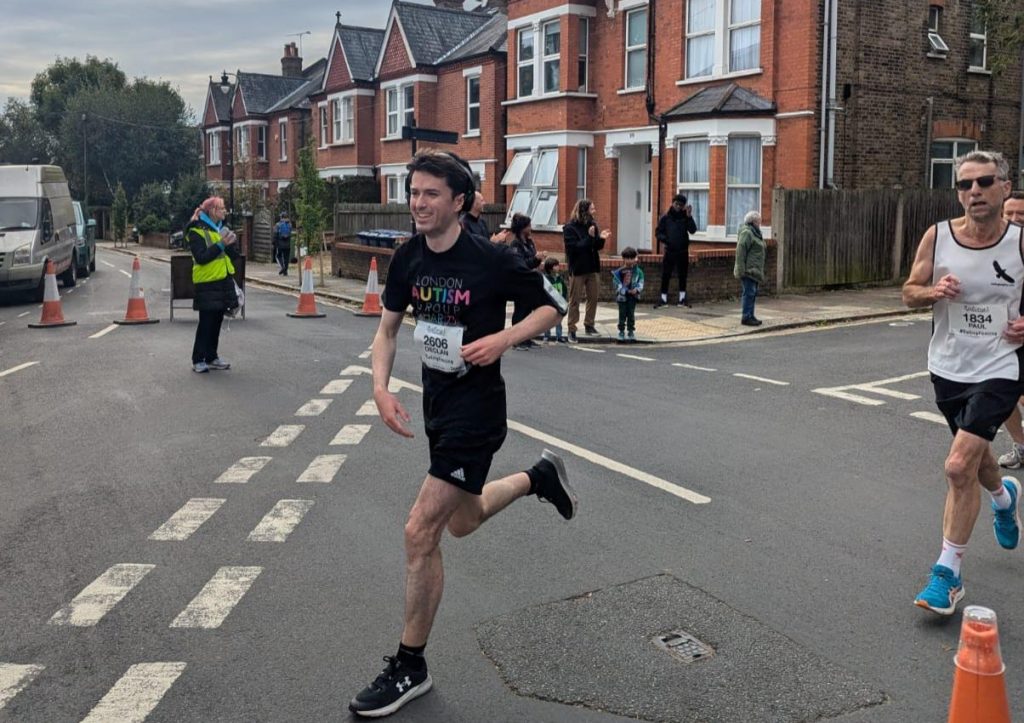 Account Manager Declan running Ealing Half Marathon to raise funds for London Autism Group Charity